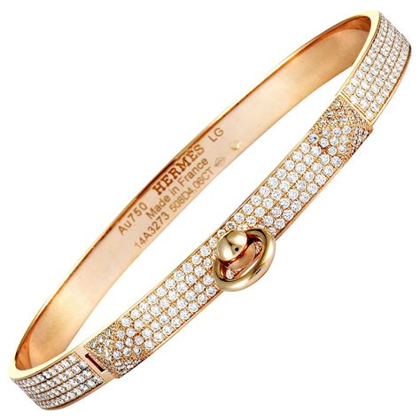 hermes diamond kelly bracelet